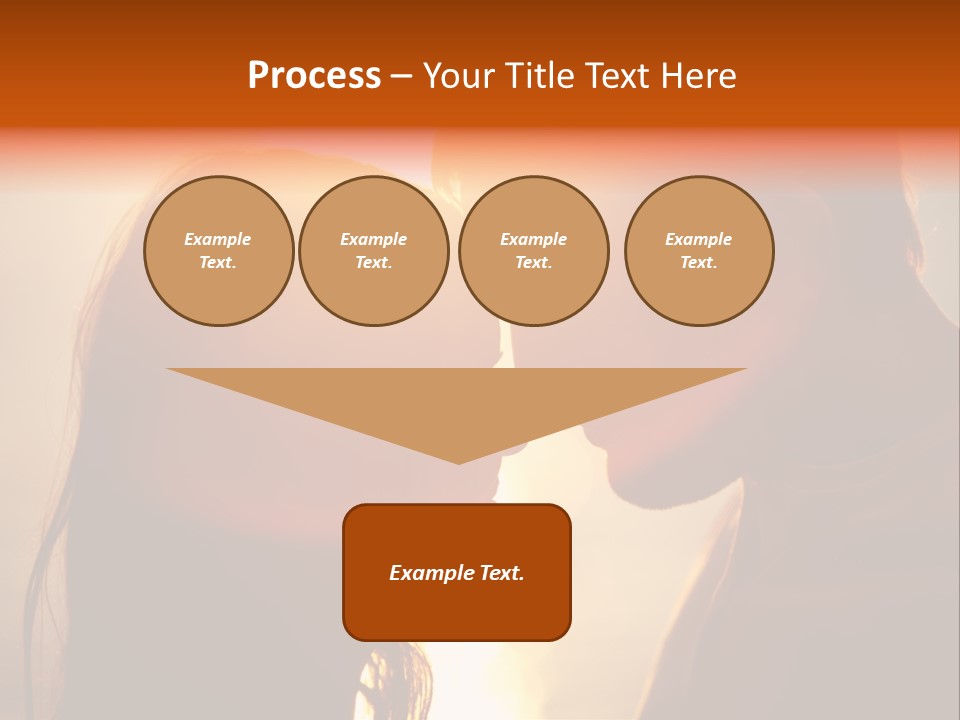 Beach Family In Love PowerPoint Template