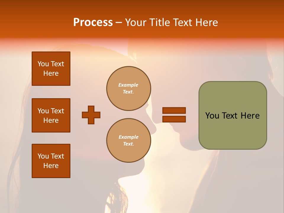 Beach Family In Love PowerPoint Template