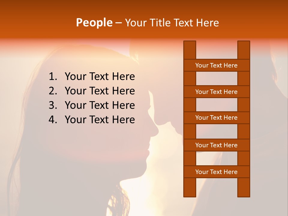 Beach Family In Love PowerPoint Template