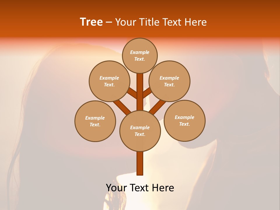 Beach Family In Love PowerPoint Template