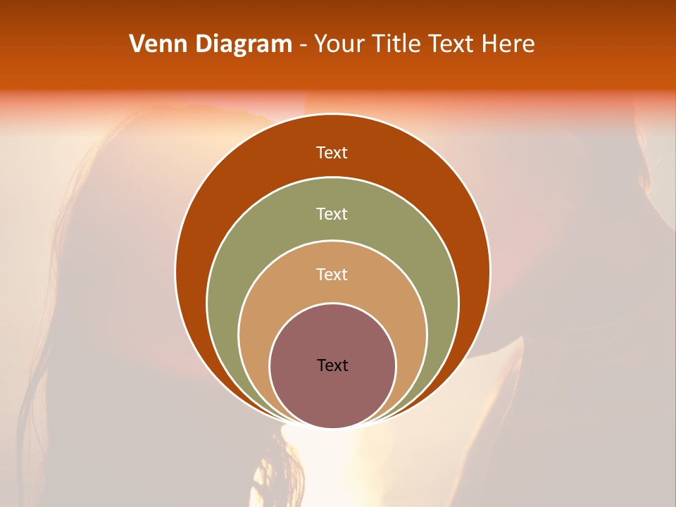 Beach Family In Love PowerPoint Template