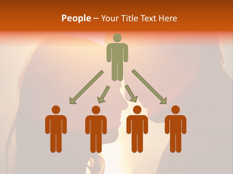 Beach Family In Love PowerPoint Template