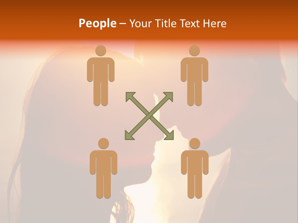 Beach Family In Love PowerPoint Template