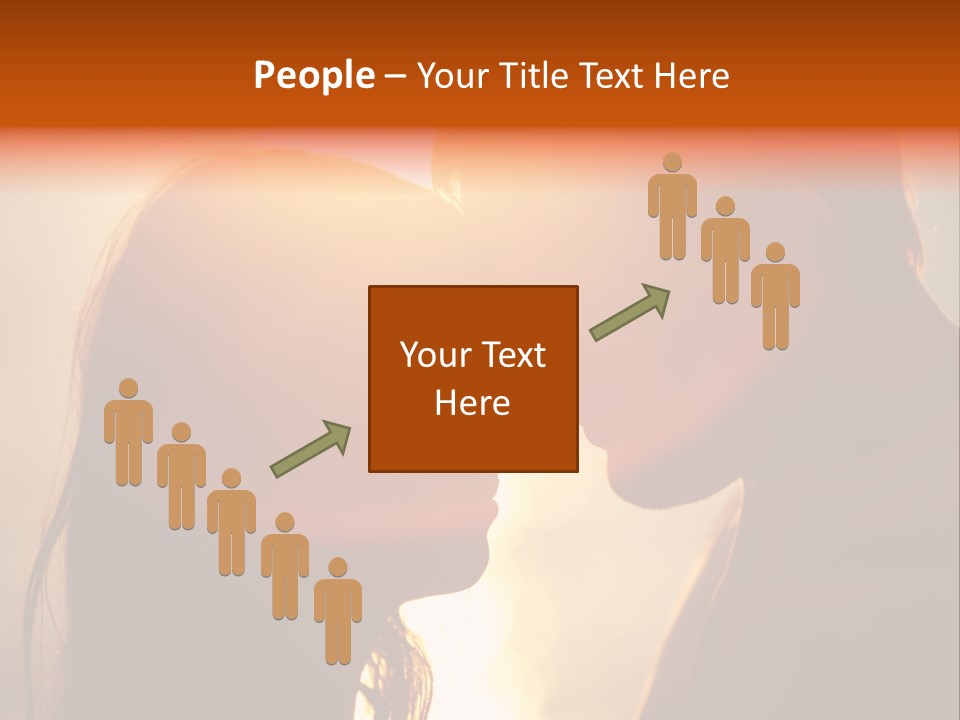 Beach Family In Love PowerPoint Template