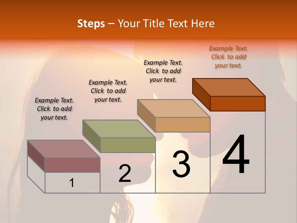 Beach Family In Love PowerPoint Template