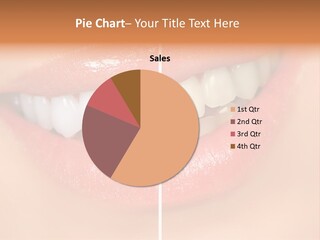 Lips Smile Lady PowerPoint Template