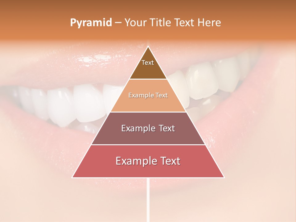 Lips Smile Lady PowerPoint Template