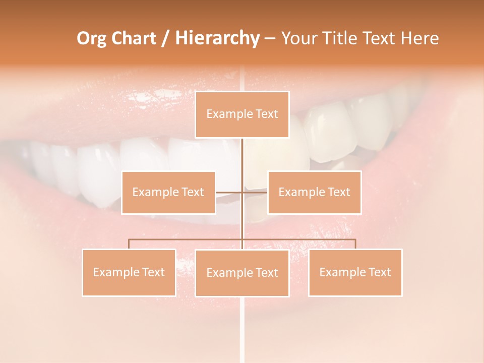 Lips Smile Lady PowerPoint Template
