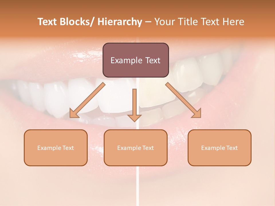Lips Smile Lady PowerPoint Template