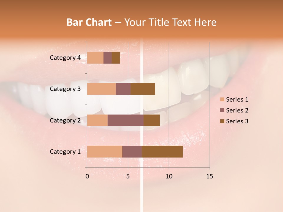 Lips Smile Lady PowerPoint Template