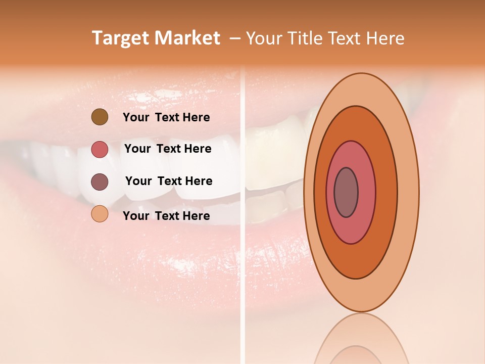 Lips Smile Lady PowerPoint Template