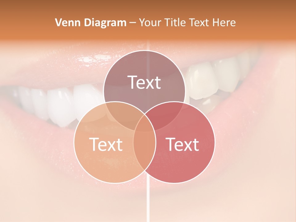 Lips Smile Lady PowerPoint Template