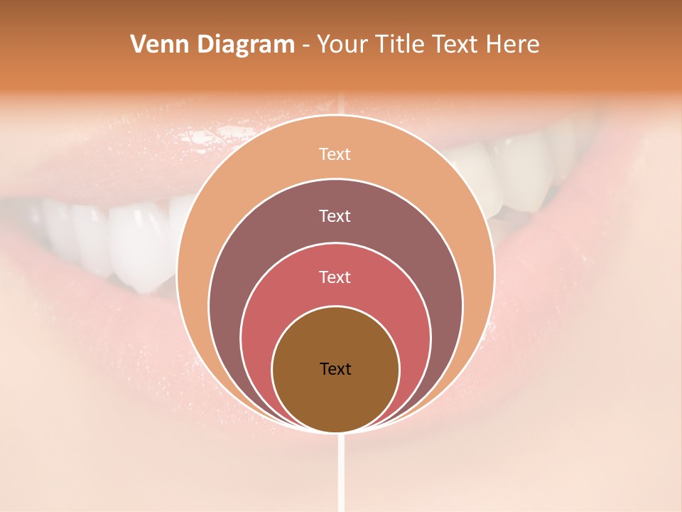 Lips Smile Lady PowerPoint Template