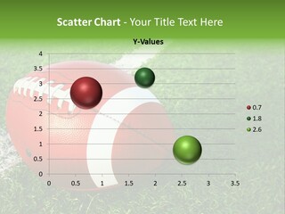 Turf Football Ball PowerPoint Template