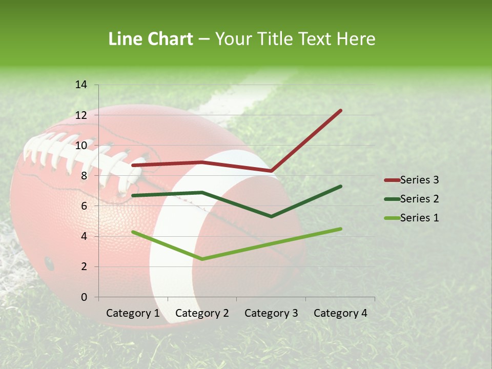 Turf Football Ball PowerPoint Template