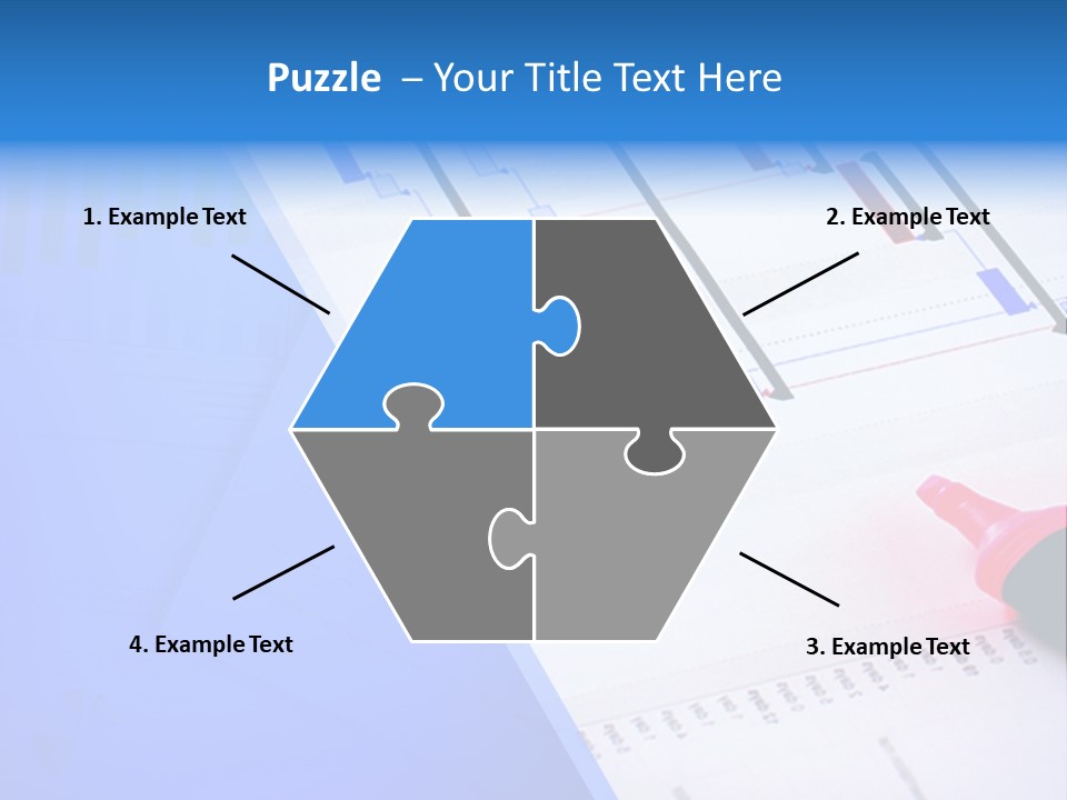 Chart Laptop Diagonal PowerPoint Template
