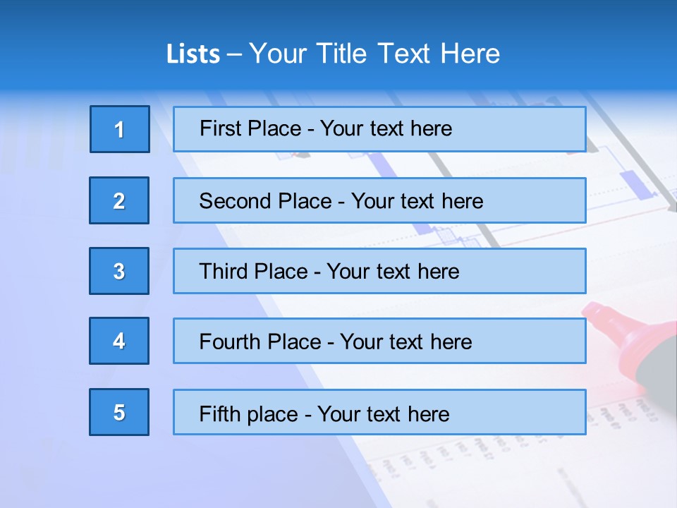Chart Laptop Diagonal PowerPoint Template