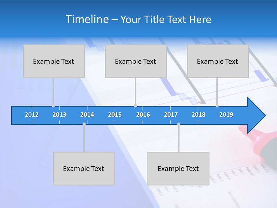 Chart Laptop Diagonal PowerPoint Template