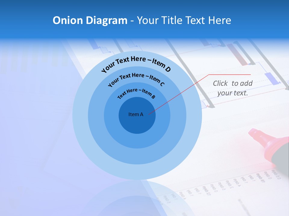 Chart Laptop Diagonal PowerPoint Template