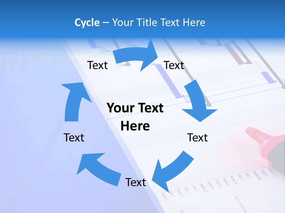 Chart Laptop Diagonal PowerPoint Template