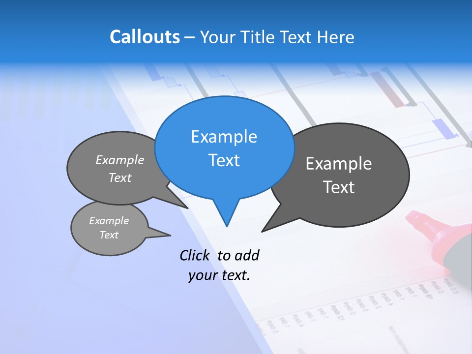 Chart Laptop Diagonal PowerPoint Template