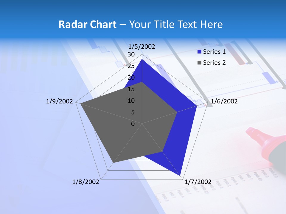 Chart Laptop Diagonal PowerPoint Template