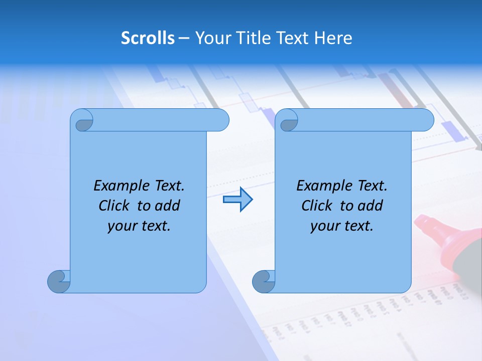 Chart Laptop Diagonal PowerPoint Template
