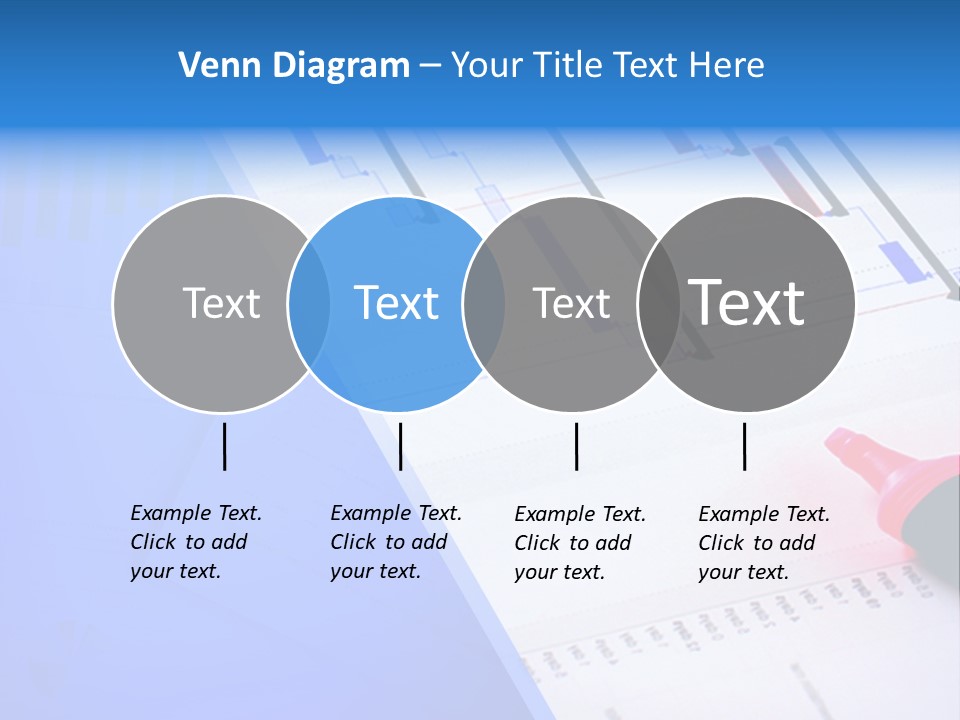Chart Laptop Diagonal PowerPoint Template