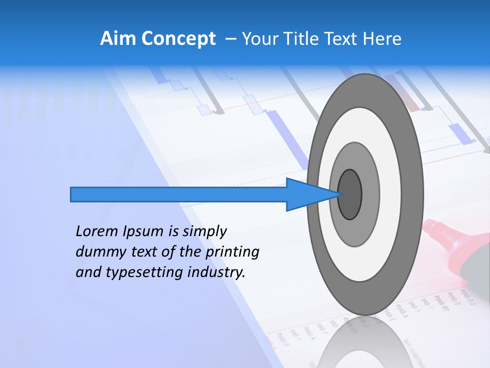 Chart Laptop Diagonal PowerPoint Template