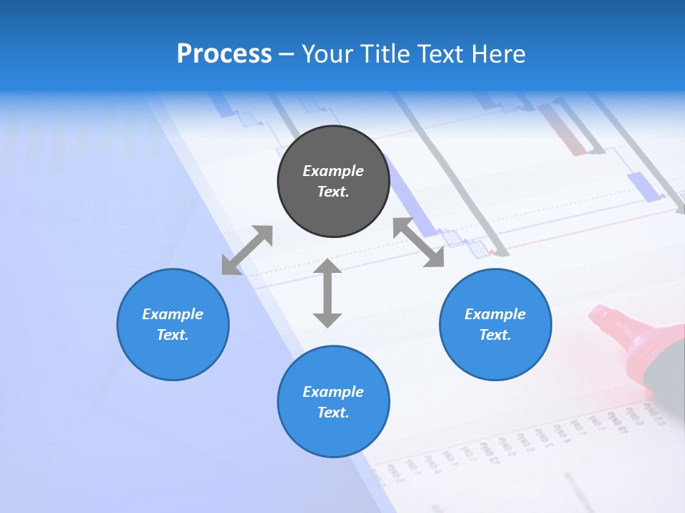 Chart Laptop Diagonal PowerPoint Template