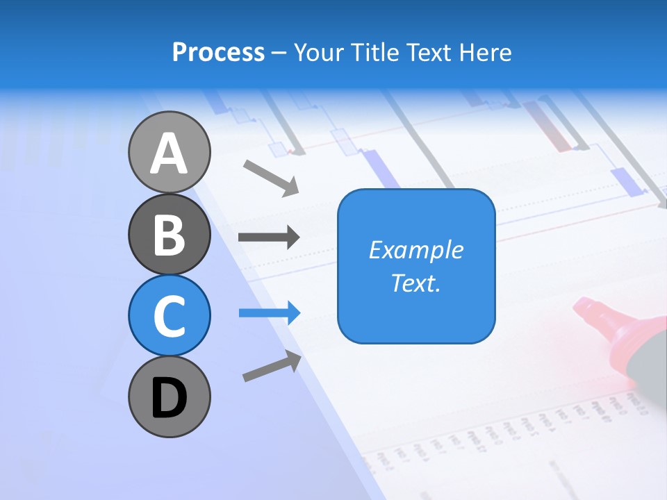 Chart Laptop Diagonal PowerPoint Template