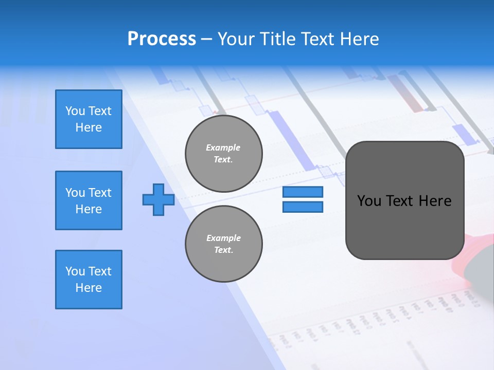 Chart Laptop Diagonal PowerPoint Template