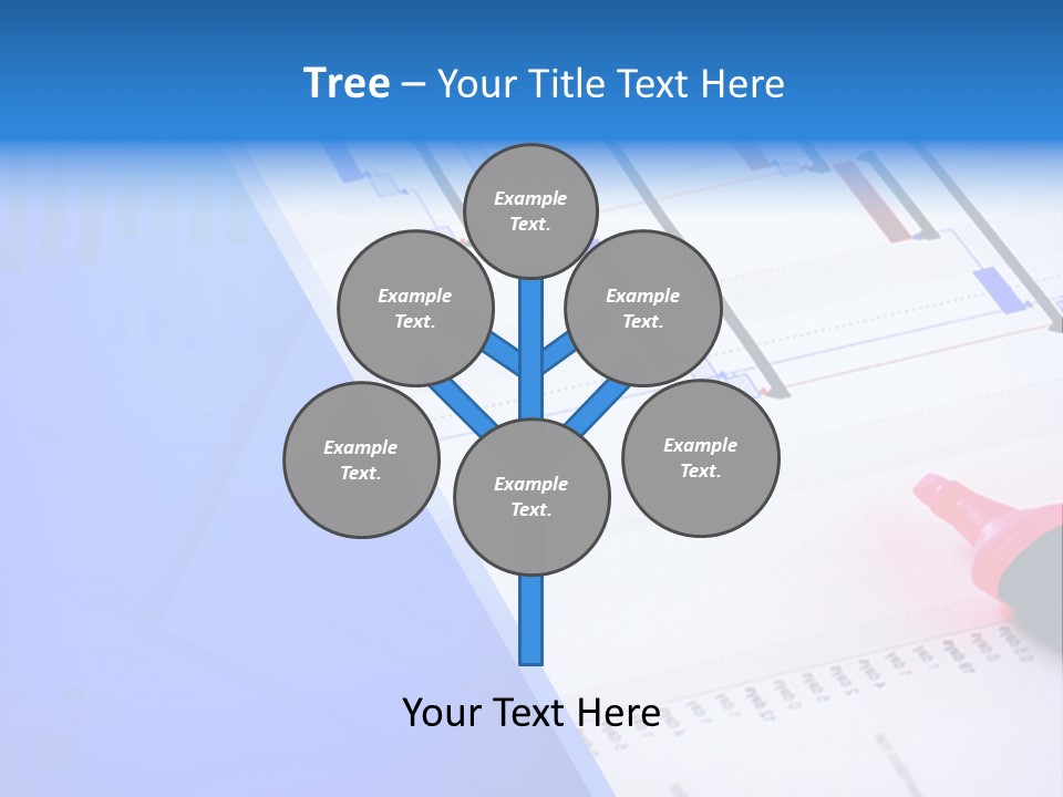 Chart Laptop Diagonal PowerPoint Template