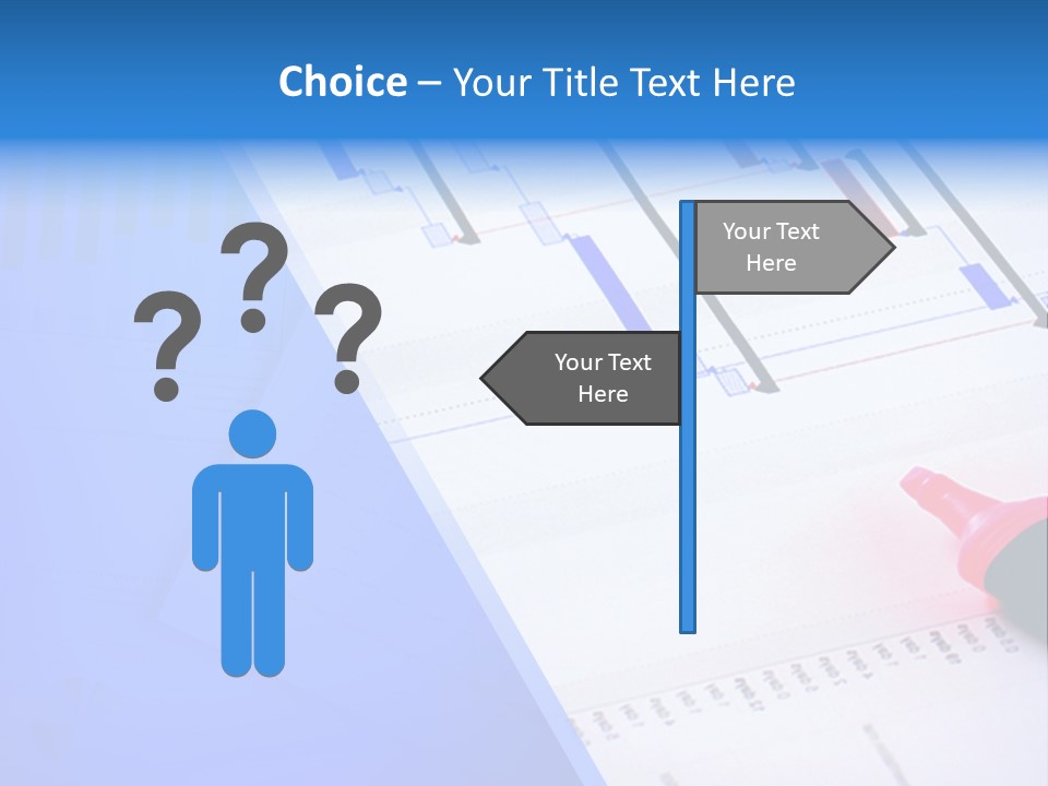 Chart Laptop Diagonal PowerPoint Template