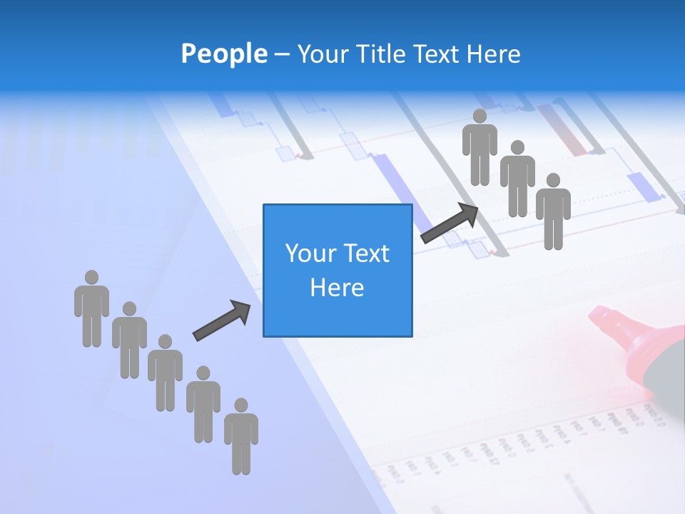 Chart Laptop Diagonal PowerPoint Template
