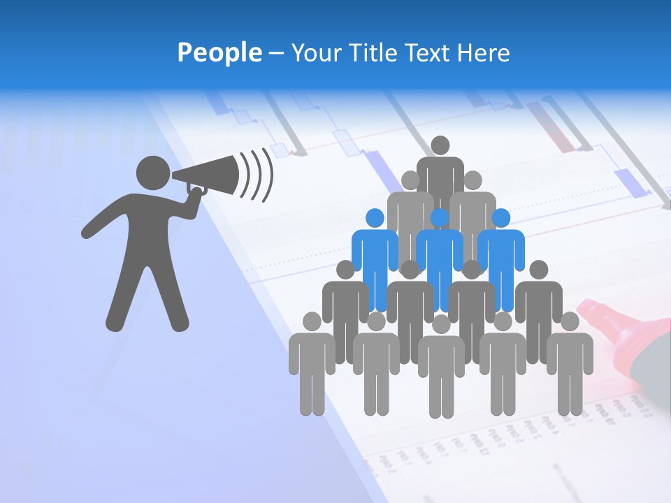 Chart Laptop Diagonal PowerPoint Template