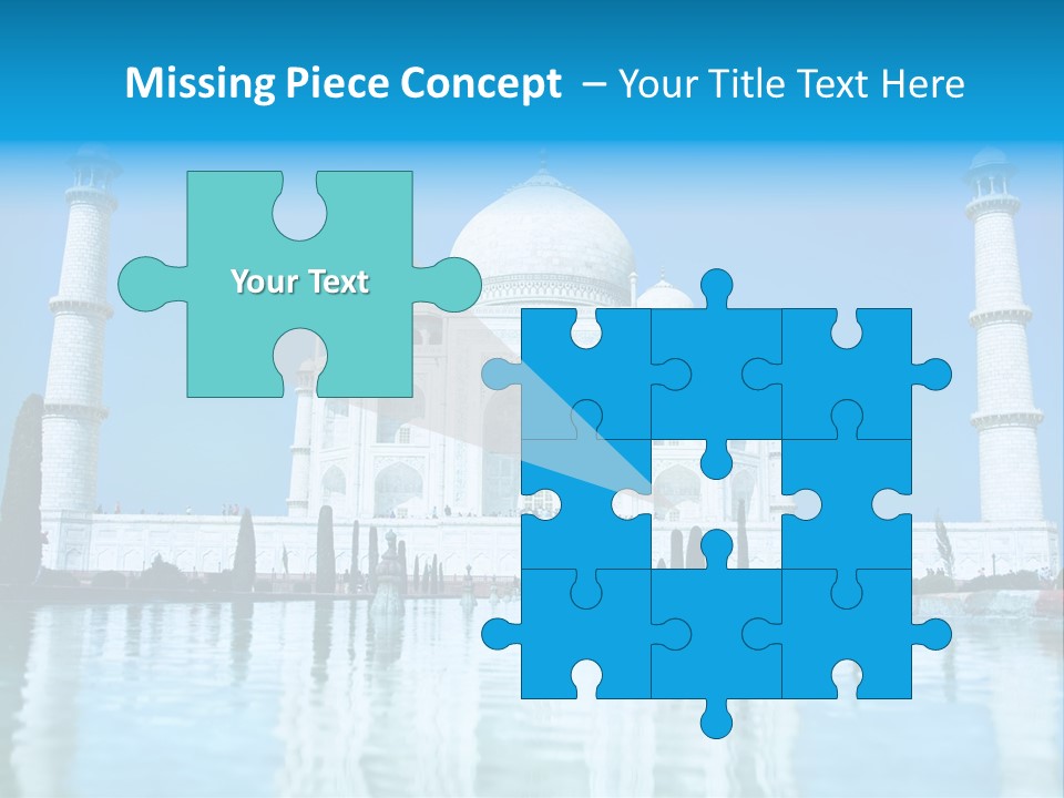 Grandeur Indian Tomb PowerPoint Template