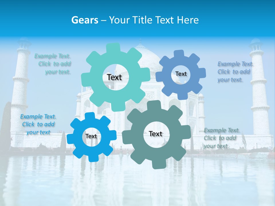 Grandeur Indian Tomb PowerPoint Template