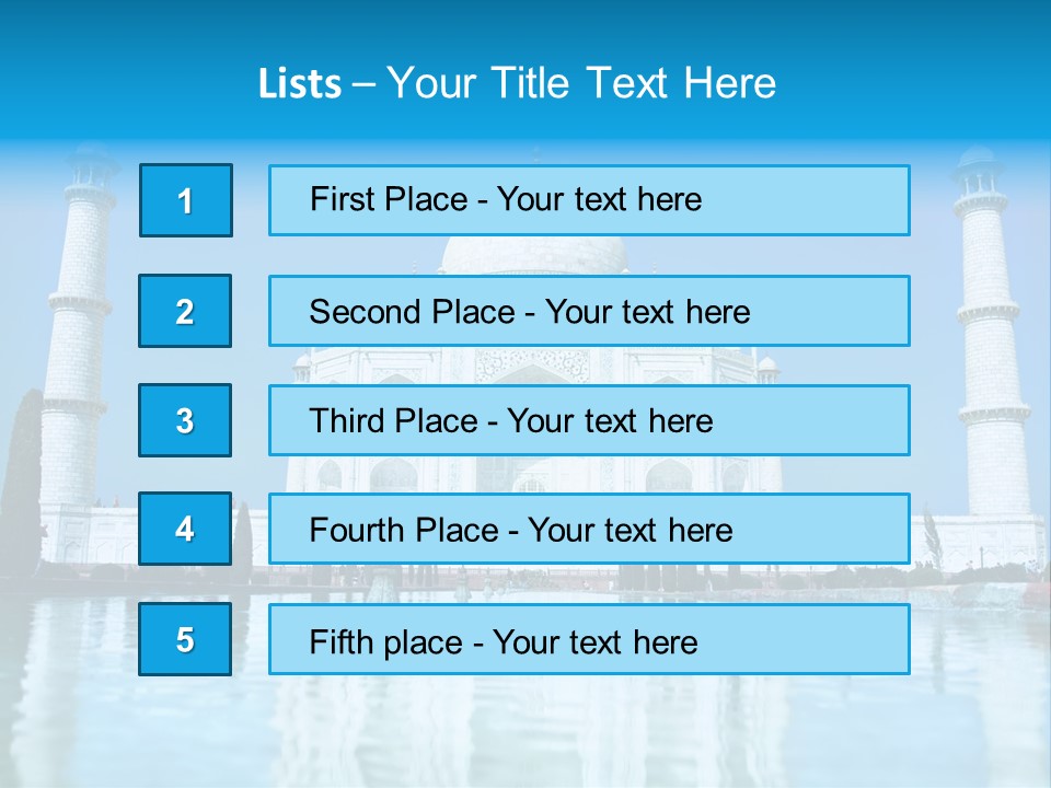 Grandeur Indian Tomb PowerPoint Template
