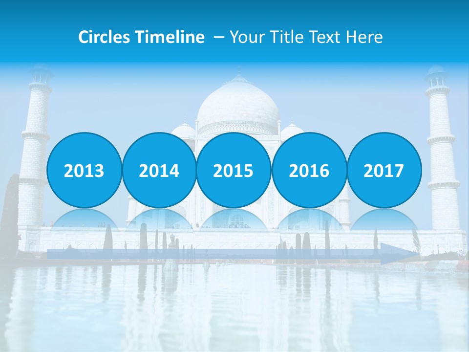 Grandeur Indian Tomb PowerPoint Template