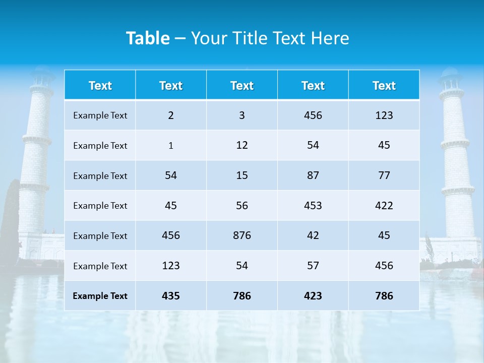 Grandeur Indian Tomb PowerPoint Template