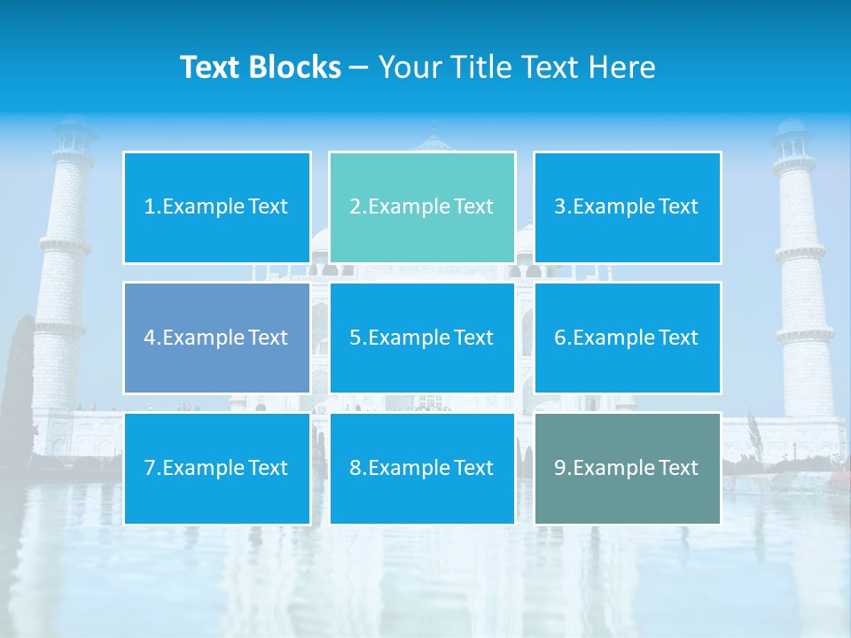 Grandeur Indian Tomb PowerPoint Template