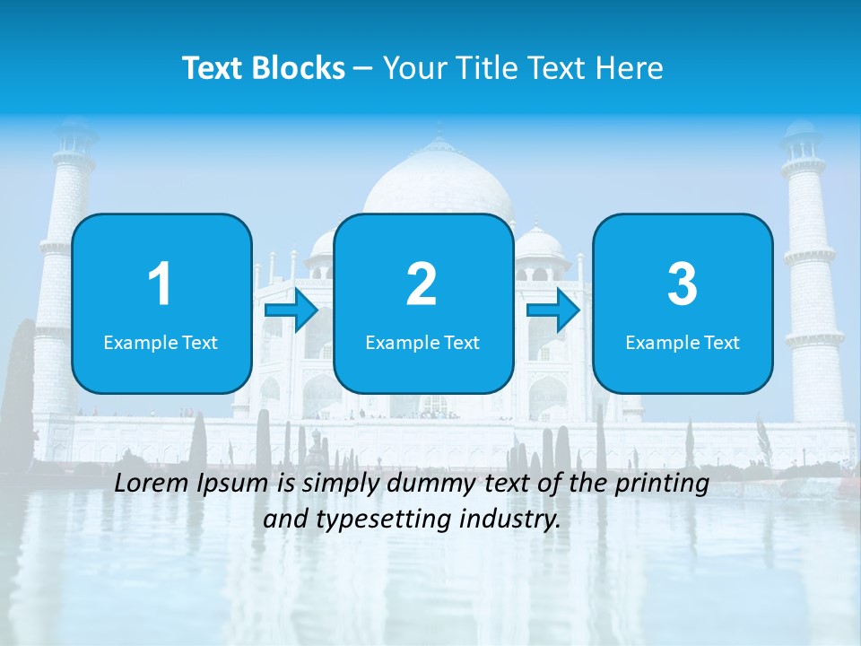 Grandeur Indian Tomb PowerPoint Template