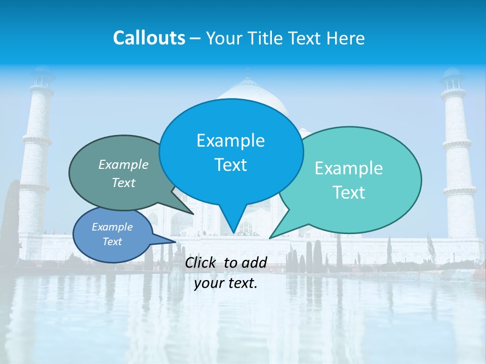 Grandeur Indian Tomb PowerPoint Template