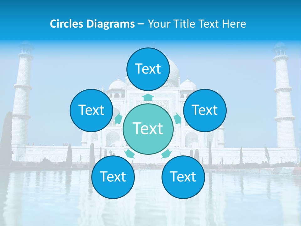 Grandeur Indian Tomb PowerPoint Template