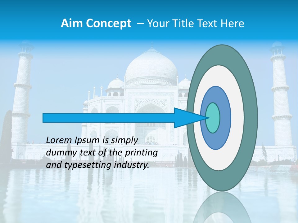 Grandeur Indian Tomb PowerPoint Template