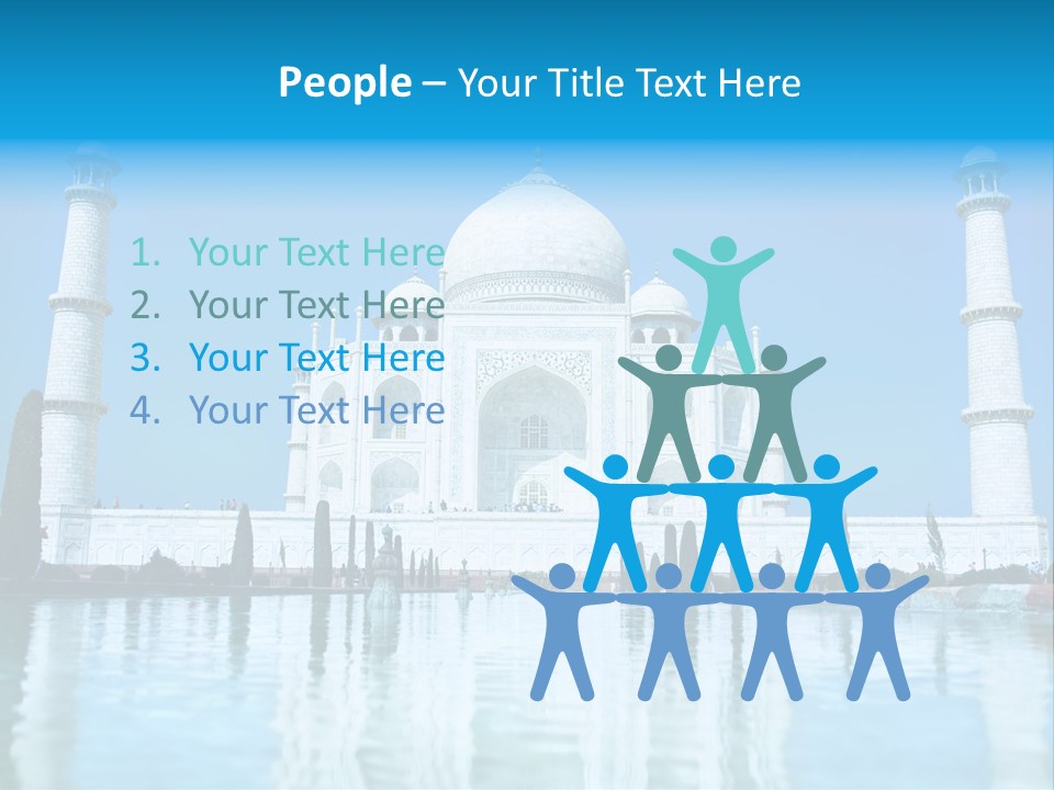 Grandeur Indian Tomb PowerPoint Template