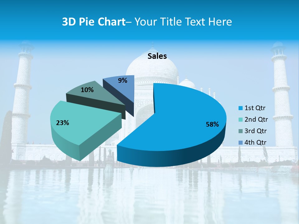 Grandeur Indian Tomb PowerPoint Template