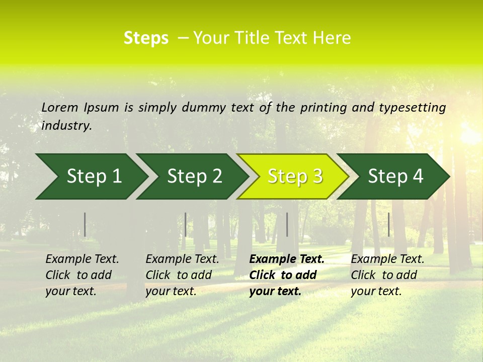 Rural Lush Area PowerPoint Template