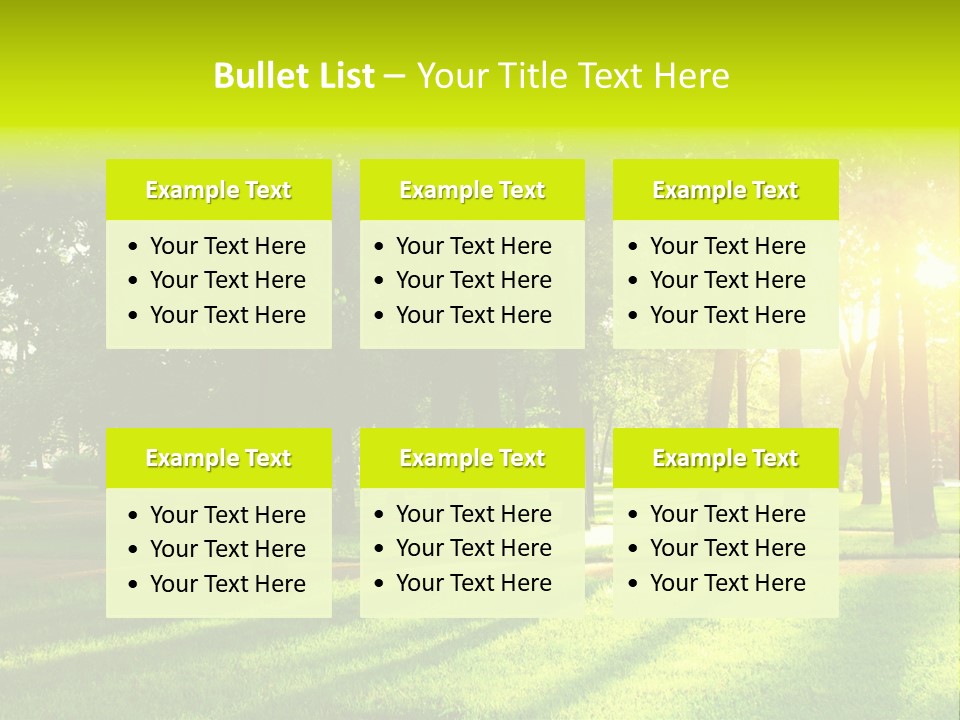 Rural Lush Area PowerPoint Template